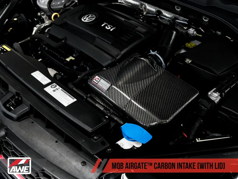 AWE AWE2660-15024 Tuning Audi / Volkswagen MQB 1.8T/2.0T/Golf R Carbon Fiber AirGate Intake W/ Lid №9