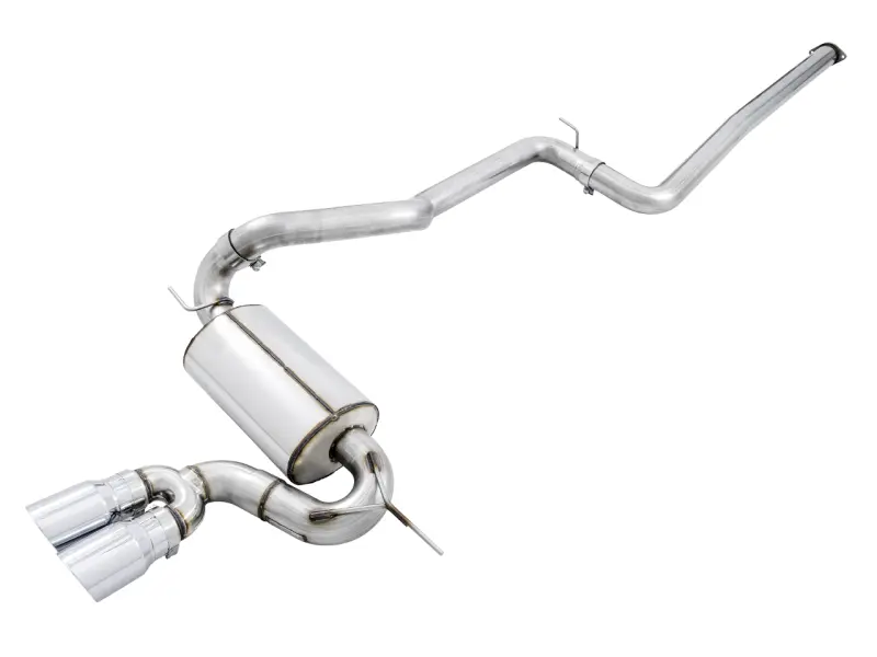 AWE AWE3015-32092 Tuning Ford Focus ST Touring Edition Cat-Back Exhaust - Non-Resonated - Chrome Silver Tips №3