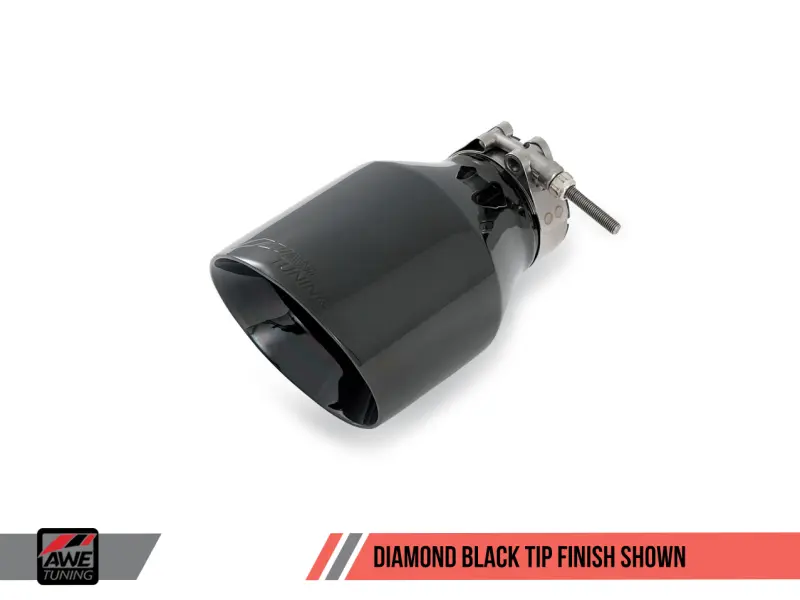 AWE AWE3020-23026 Tuning Mk5 Jetta Mk6 Sportwagen 2.5L Track Edition Exhaust - Diamond Black Tips №1