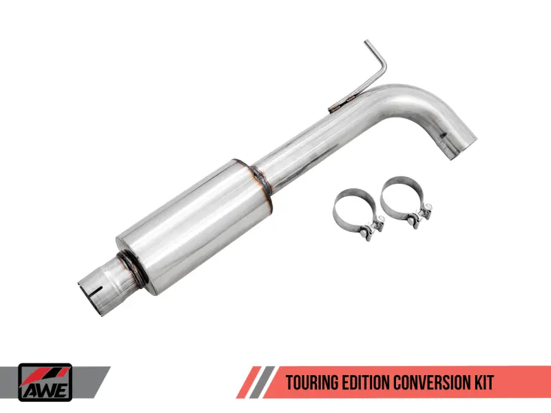 AWE AWE3015-32096 Tuning Volkswagen GTI MK7.5 2.0T Touring Edition Exhaust W/Chrome Silver Tips 102mm №11