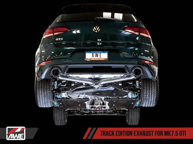 AWE AWE3020-32042 Tuning Volkswagen GTI MK7.5 2.0T Track Edition Exhaust W/Chrome Silver Tips 102mm №10