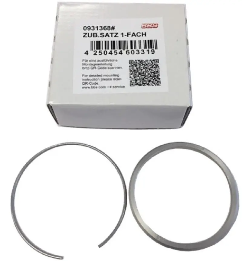 BBS BBS09.31.368 PFS KIT - BMW - Includes 82mm OD - 72.5mm ID Ring / 82mm Clip