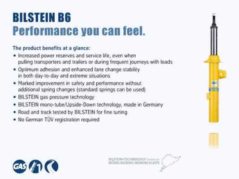 Bilstein BIL24-239950 B6 HD 11-15 Porsche Cayenne / VW Touareg W/O Elect Susp Front Right Twintube Strut Assembly №2