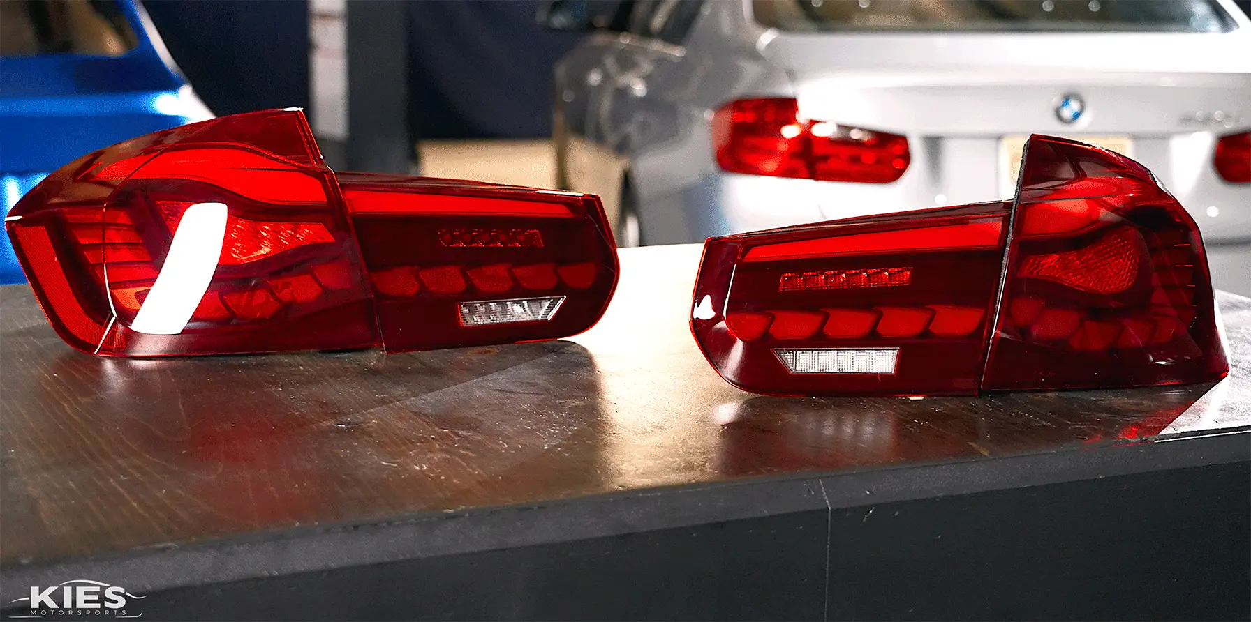 BMW 3 Series (F30) & M3 (F80) GTS Style OLED Sequential Tail Lights SET (V1) - BLACKLINE №14