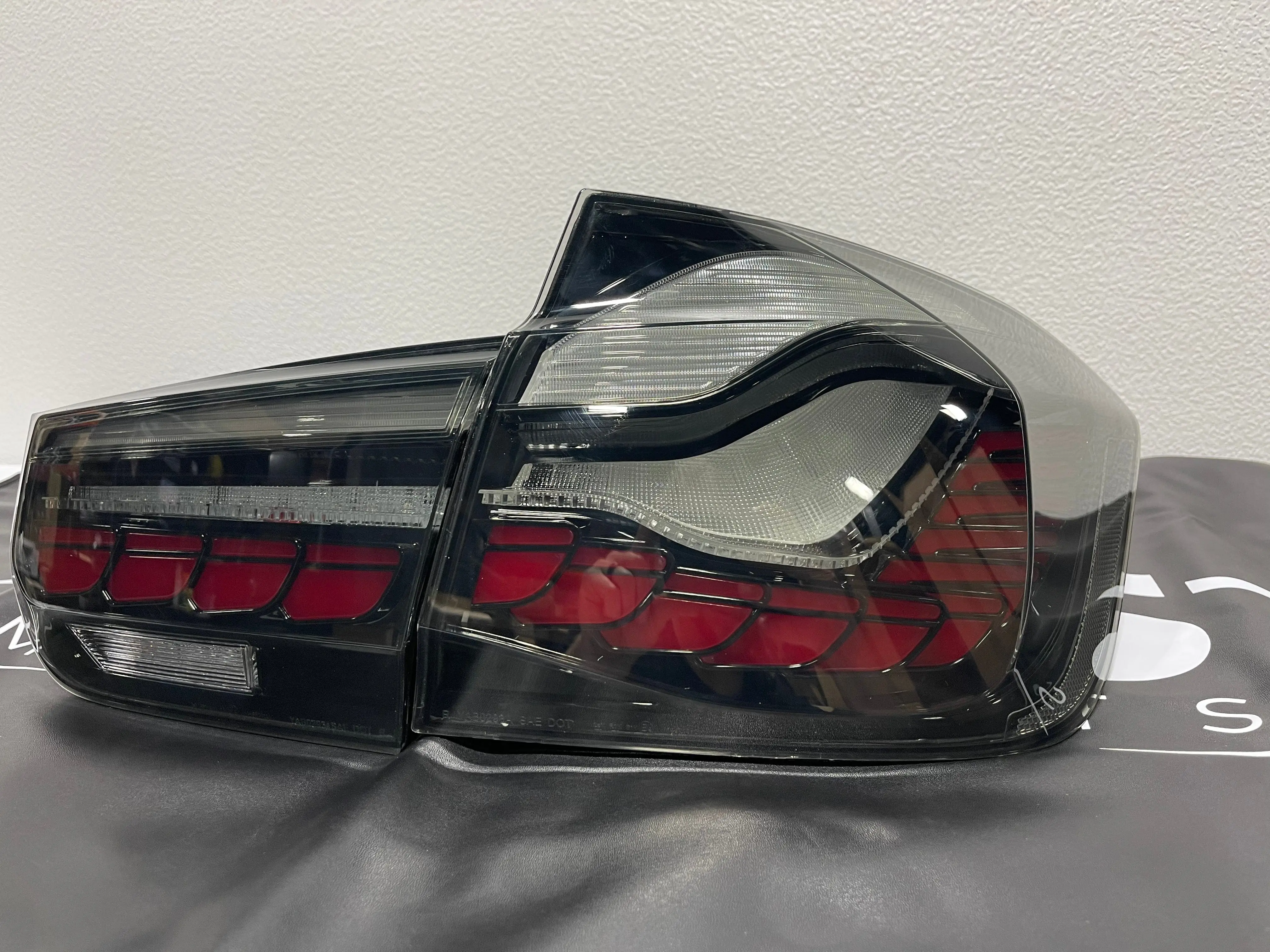 BMW 3 Series (F30) & M3 (F80) GTS Style OLED Sequential Tail Lights SET (V2) - BLACKLINE №2