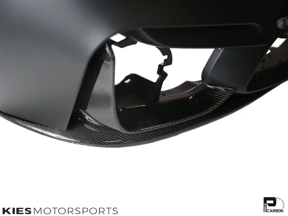 BMW 3 Series (F30) M3 Conversion M Performance Style Carbon Fiber Front Lip №3