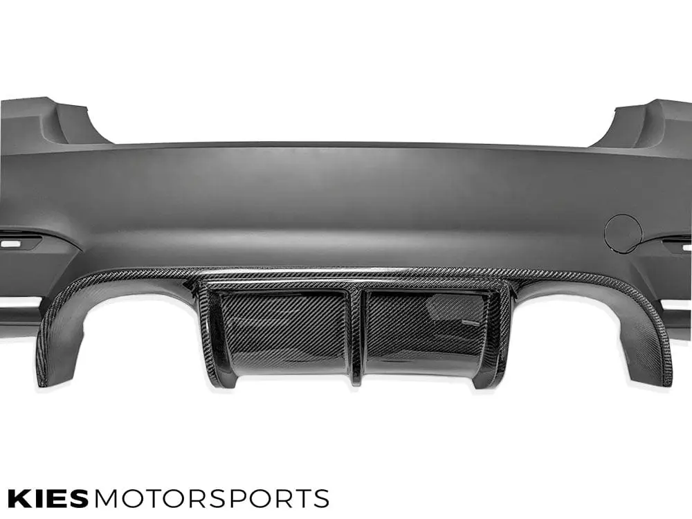 BMW 3 Series (F30) M3 Conversion VSX Carbon Fiber Rear Diffuser (3 Piece) №4