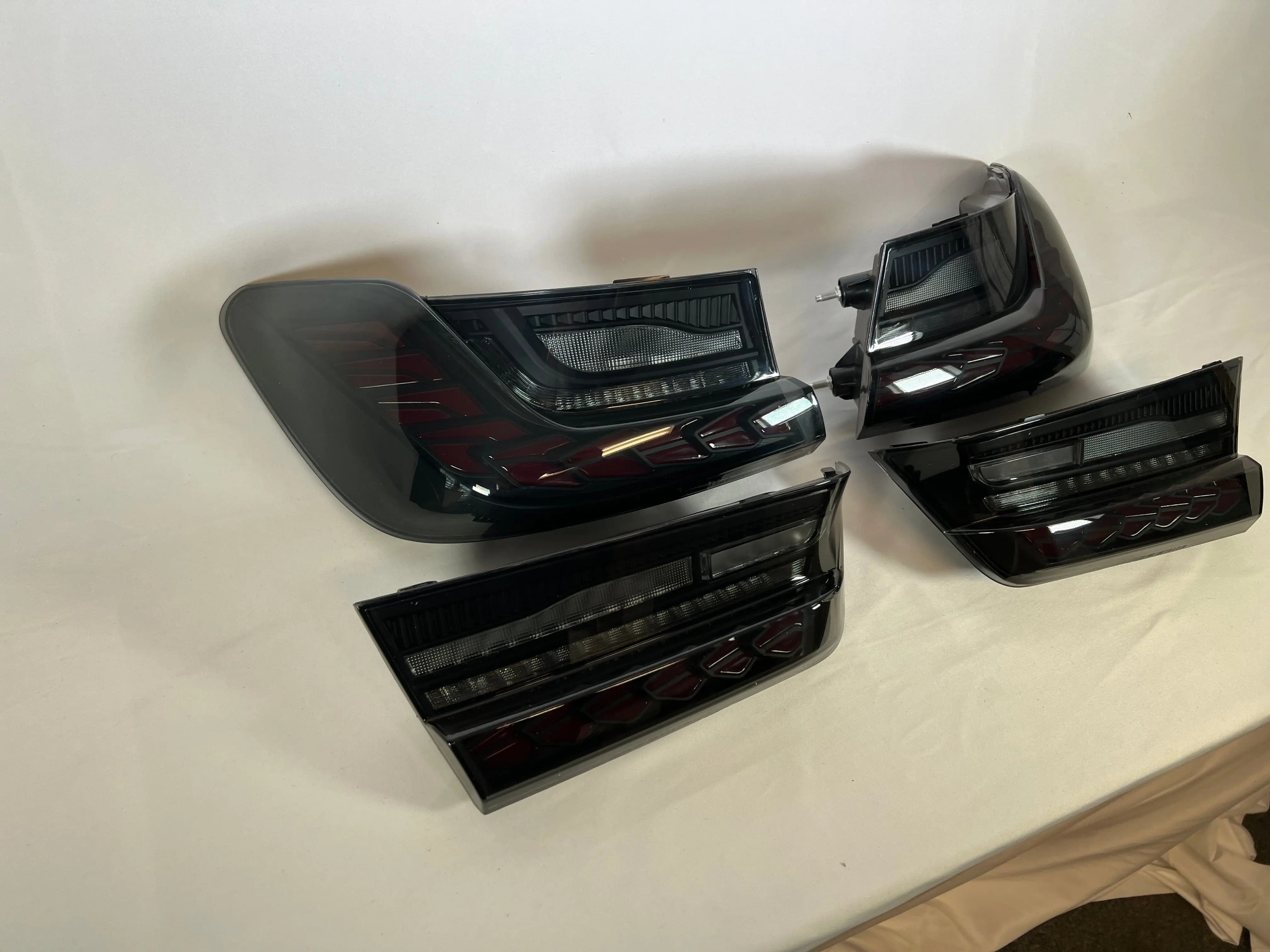 BMW 3 Series (G20) & M3 (G80) GTS Style OLED Sequential Tail Lights Set - RED №8