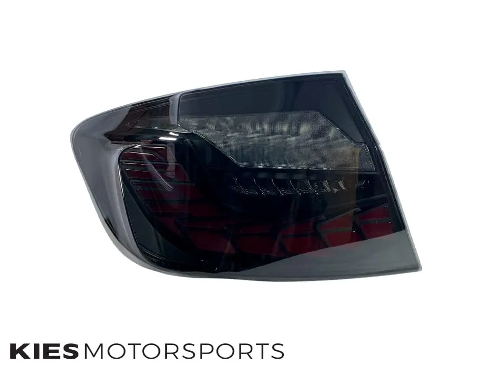 BMW 5 Series (F10) & M5 (F10) GTS Style OLED Sequential Tail Lights Set - BLACK №1