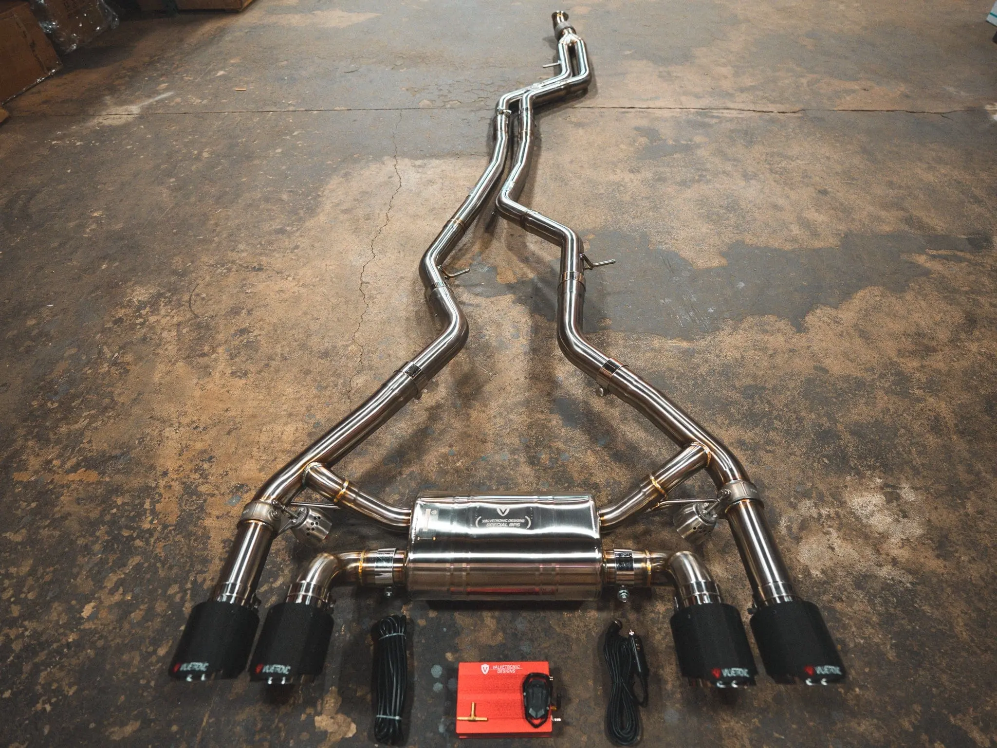 BMW F87 M2 Valved Sport Exhaust System (N55) - (4) Burnt (3.5 outlet)