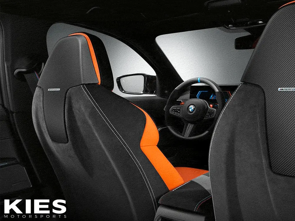 BMW M Performance G8X Seat Back Carbon Fiber / Alcantara - Gloss Carbon