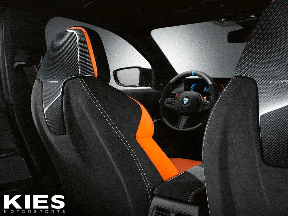 BMW M Performance G8X Seat Back Carbon Fiber / Alcantara - Gloss Carbon №2