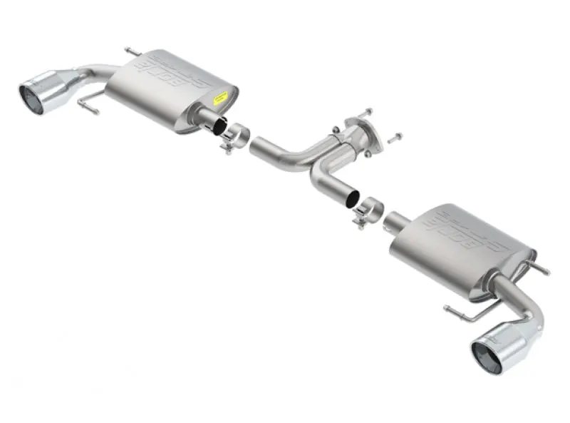 Borla BOR11918 14-16 Mazda 3 2.0/2.5L AT/MT FWD S-Type Cat-Back Exhaust Single Split Rear Exit №1