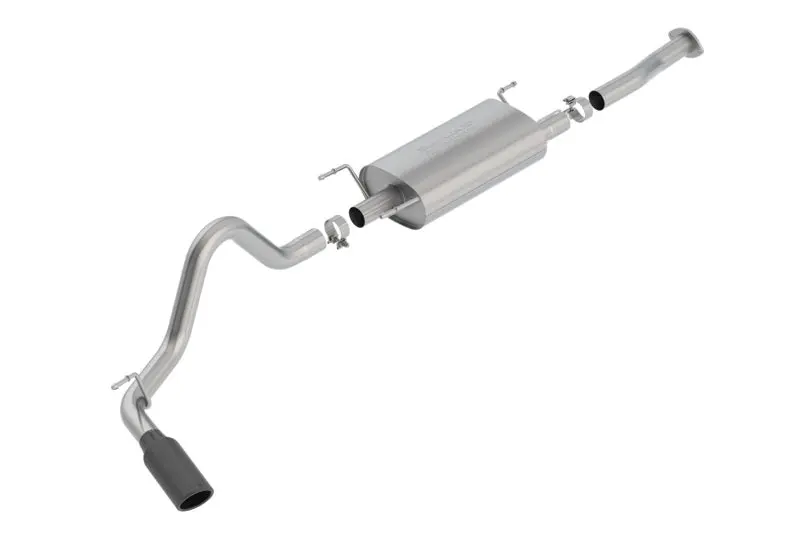 Borla BOR140680BC 16-18 Toyota Tacoma 3.5L AT 4DR CC Short Bed S-Type SS Catback Exhaust - Black Chrome Tip №1