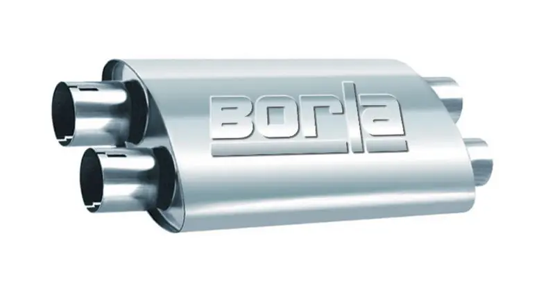 Borla BOR400287 2.25in Dual In/Out 19in X 9.5in X 4in Turbo XL Muffler