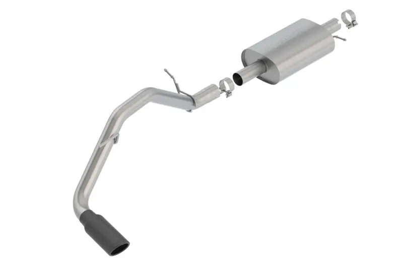 Borla BOR140788BC 2019 Ford Ranger XL/XLT/Lariat 2.3L 2/4WD WB S-Type Catback Exhaust W/ Blk Chrome Tip