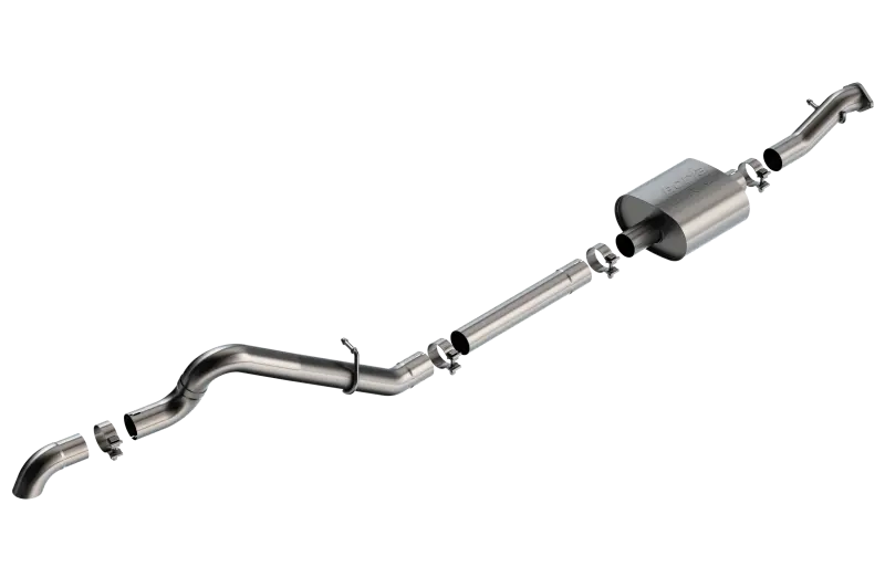 Borla BOR140897 21-22 Ford Bronco 2.3L 2DR/4DR T-304 Stainless Steel Cat-Back Touring Exhaust - Brushed