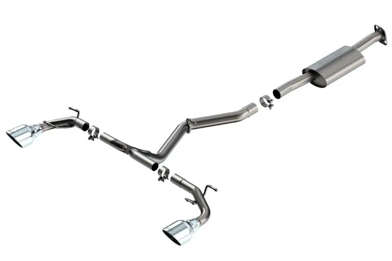 Borla BOR140909 22-23 Subaru BRZ/Toyota GR86 2.4L RWD AT/MT S-Type Catback Exhaust - Polished Tips