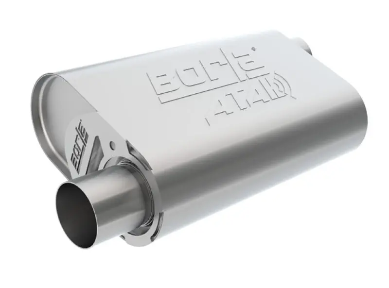 Borla BOR400947 CrateMuffler LS3 ATAK 2.5in Offset/Offset 14inx4.35inx9in Muffler