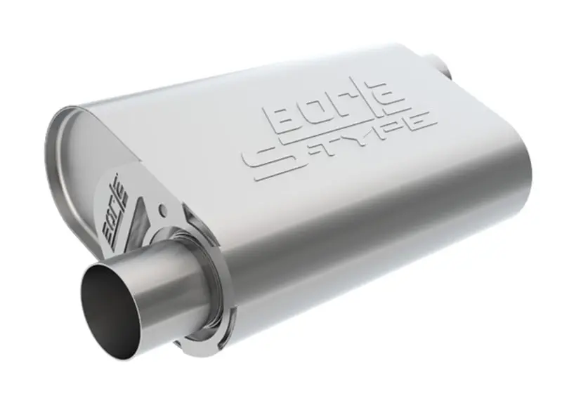 Borla BOR400946 CrateMuffler LS3 S-Type 2.50in Offset/Offset 14inx4.35inx9in Oval Muffler №1