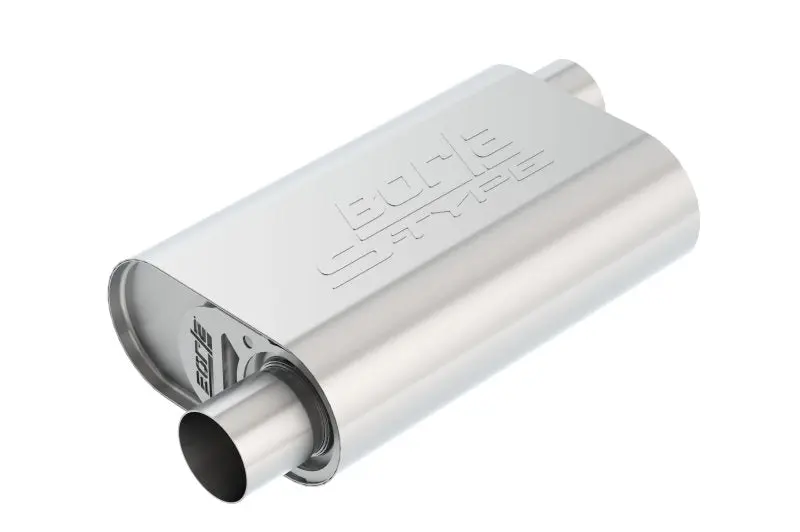 Borla BOR400773 CrateMuffler SBC Hot 350/383 2.5in Offset/Center 14in X 4.35in X 9in S-Type Muffler №1