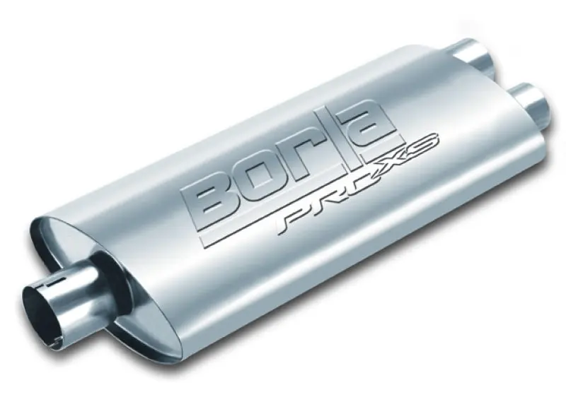 Borla BOR400485 Universal Center/Dual Oval 2.5in In/Dual 2.5in Out 19in X 4in X 9.5in Notched PRO-XS Muffler №2