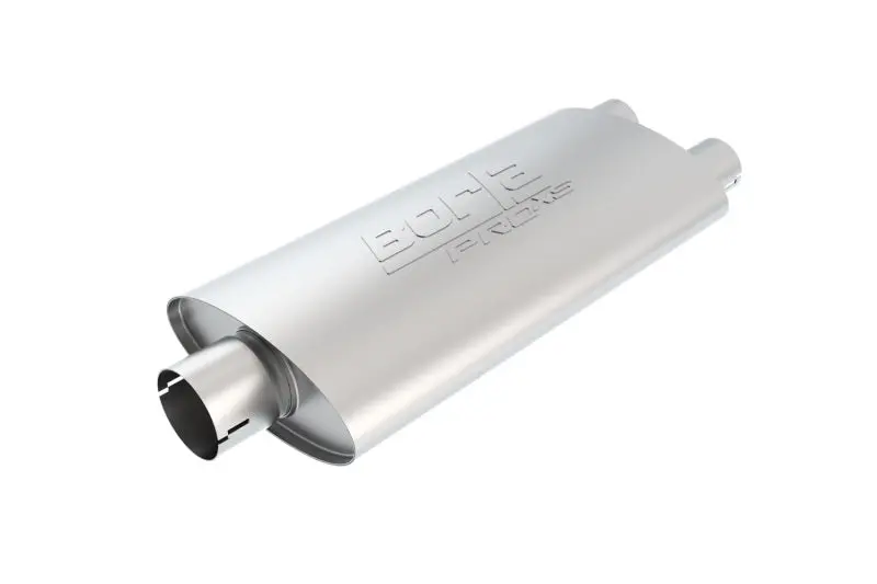 Borla BOR400486 Universal Center/Dual Oval 3in In/2.25in Out 19in X 4in X 9.5in Notched ProXS Muffler