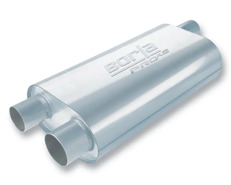 Borla BOR40477 Universal Oval Transverse 2.5in Inlet/Outlet 19in X 10.25in X 5.5in Turbo XL Muffler №2