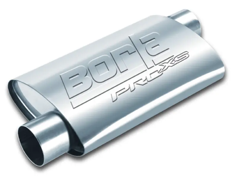 Borla BOR40353 Universal Pro-XS 3in Inlet//Outlet Offset/Offset 14x9 1/2 X 4 Muffler №1