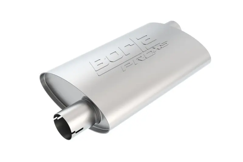 Borla BOR400491 Universal Pro-XS Muffler Oval 3in Inlet/Outlet Offset/Offset Notched Muffler №2