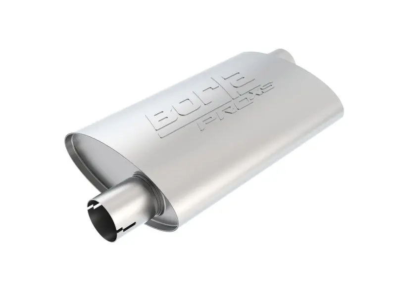 Borla BOR400489 Universal Pro-XS Oval 2.25in Inlet / Outlet Offset Notched Muffler