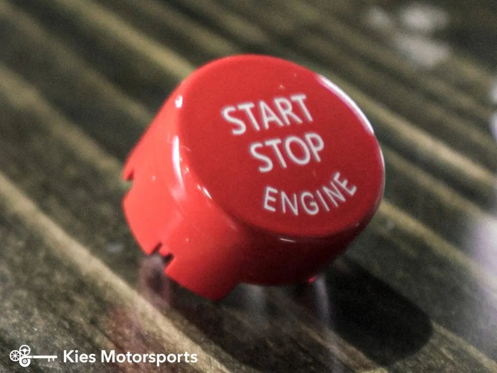 Colored Start Stop Buttons for BMW E & F Chassis Vehicle (Various Colors) - E Series Black №5