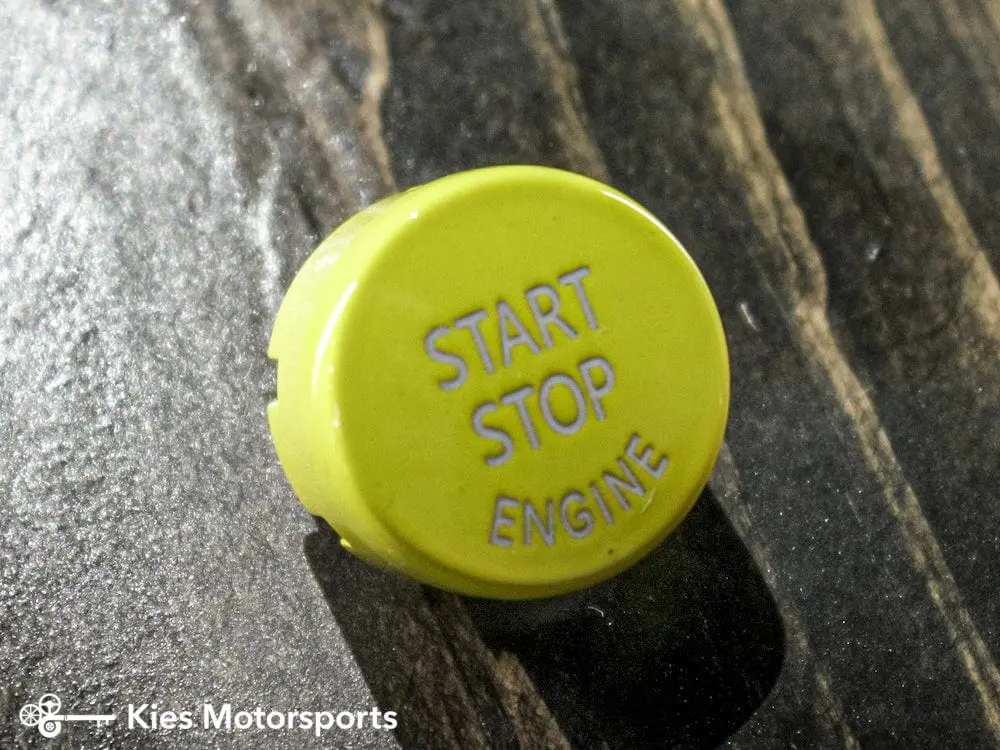 Colored Start Stop Buttons for BMW E & F Chassis Vehicle (Various Colors) - E Series Black №7