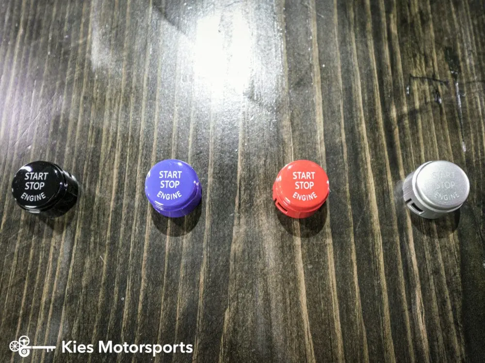 Colored Start Stop Buttons for BMW F15 F16 F85 F86 X5 X6 and M (Various Colors) - Blue №2