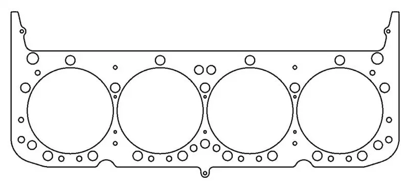 Cometic CGSC5248-040 Chevy Small Block 4.165 Inch Bore .040 Inch MLS Headgasket (W/All Steam Holes) №8