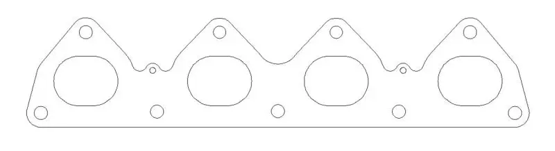 Cometic CGSC4155-030 Honda All H22S 92-01 .030 Inch MLS Exhaust Manifold Gasket 1.770 Inch X 1.380 Inch Port №1