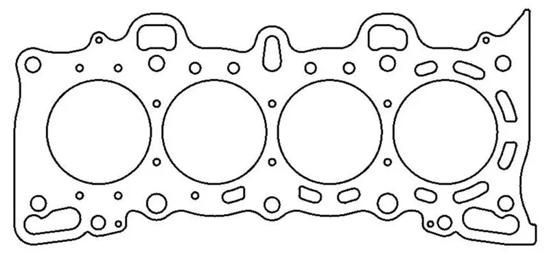 Cometic CGSC4196-030 Honda Civc/CRX SI/ SOHC 77mm .030 Inch MLS Head Gasket D15/16 №6