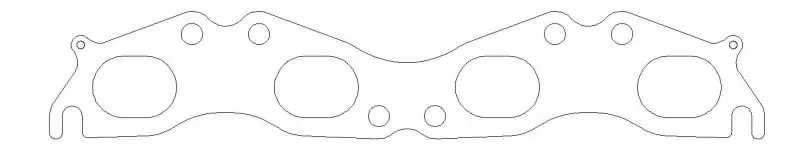 Cometic CGSC4200-030 Nissan SR20DE/T 91-02 Exhaust .030 Inch MLS Head Gasket 2.050 Inch X 1.580 Inch Port №1