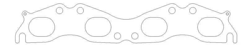 Cometic CGSC4200-030 Nissan SR20DE/T 91-02 Exhaust .030 Inch MLS Head Gasket 2.050 Inch X 1.580 Inch Port №2