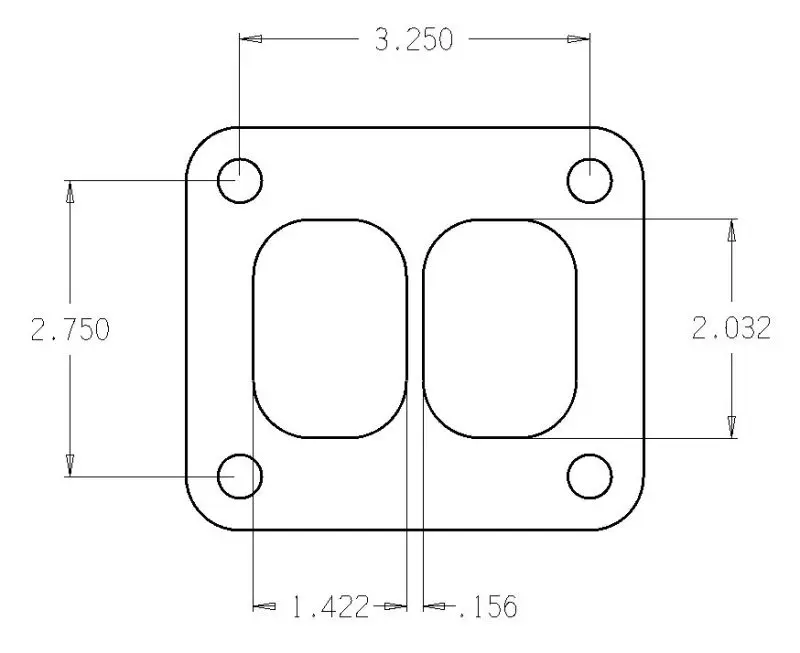 Cometic CGSC4513 Turbo FLG T-Series Exhaust Inlet .010in Exhaust Gasket