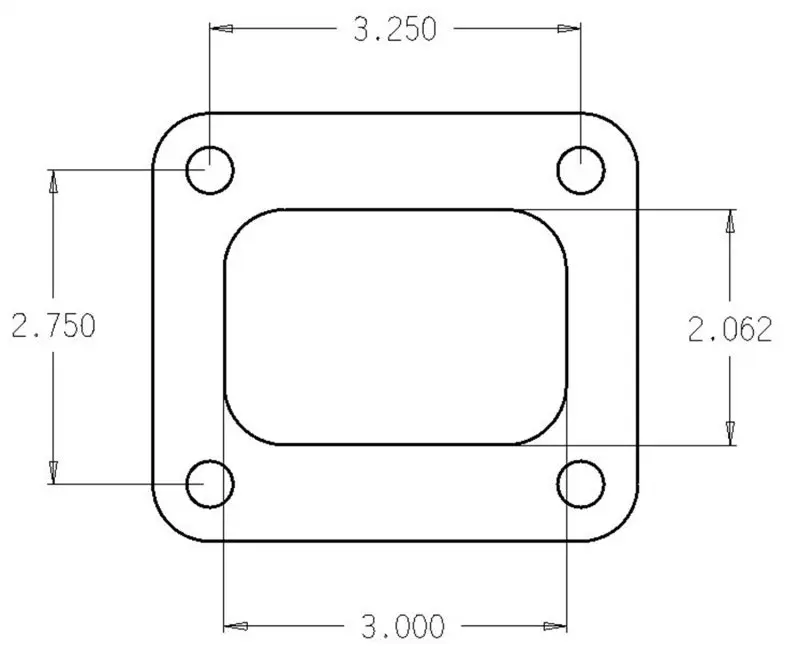 Cometic CGSC4516 Turbo FLG T4 Garrett Exh Inlet .010in Exhaust Gasket №3