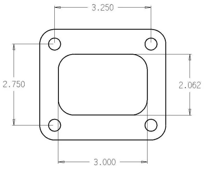 Cometic CGSC4516 Turbo FLG T4 Garrett Exh Inlet .010in Exhaust Gasket №4