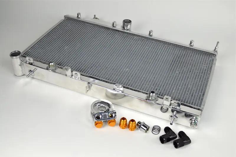 CSF CSF7042O 08-15 Subaru WRX/STI 2-Row Radiator W/Built-In Oil Cooler