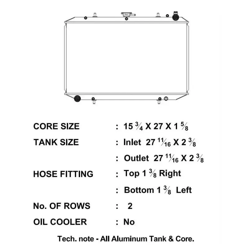 CSF CSF2871 90-97 Nissan 300ZX Radiator №5