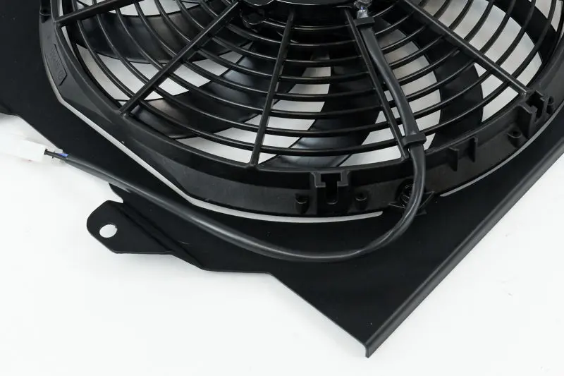 CSF CSF2858FB 92-00 Honda Civic All-Aluminum Fan Shroud W/12in SPAL Fan - Black Finish №4