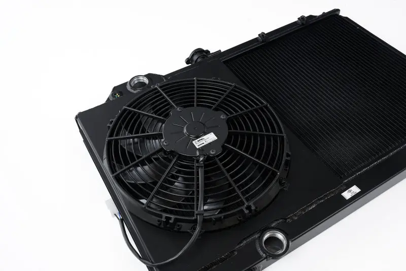 CSF CSF7075B 96-07 Mitsubishi Evo 4/5/6/7/8/9 Full-Slim Radiator W/12in Fan & Shroud/-16AN - Black №5