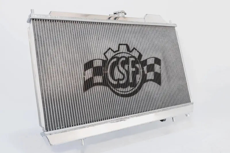 CSF CSF7075 96-07 Mitsubishi Evo 4/5/6/7/8/9 Full-Slim Radiator W/12in Fan & Shroud/-16AN & Slip On Fitting №3