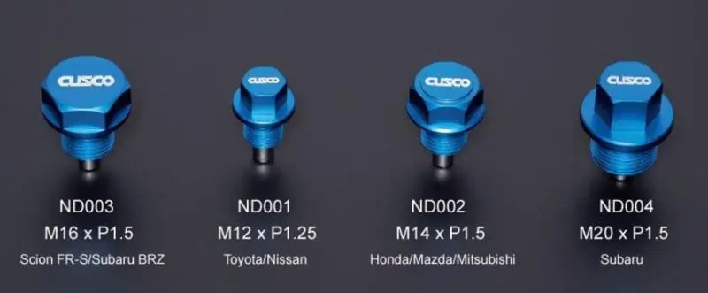 Cusco CUS00B 001 ND02 Neodymium Magnetic Drain Bolt - Honda/Mazda/Mitsubishi/Suzuki