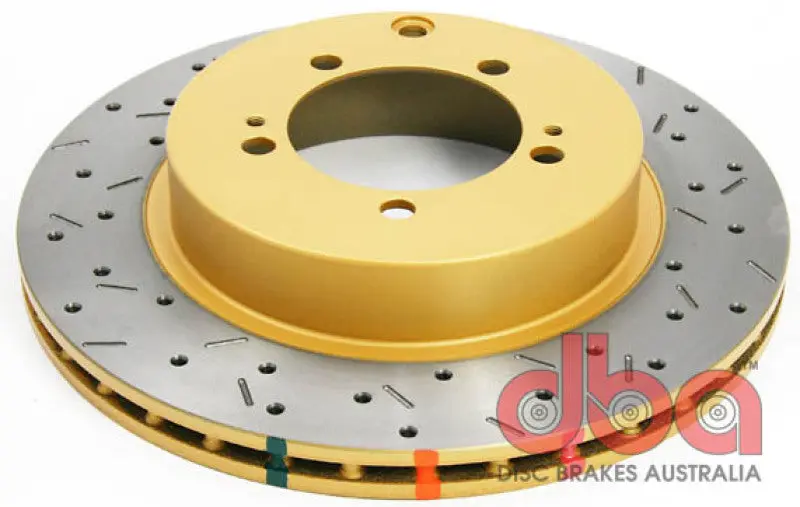 DBA DBA4419XS 03-05 Evo 8/9 Rear Drilled & Slotted 4000 Series Rotor №2