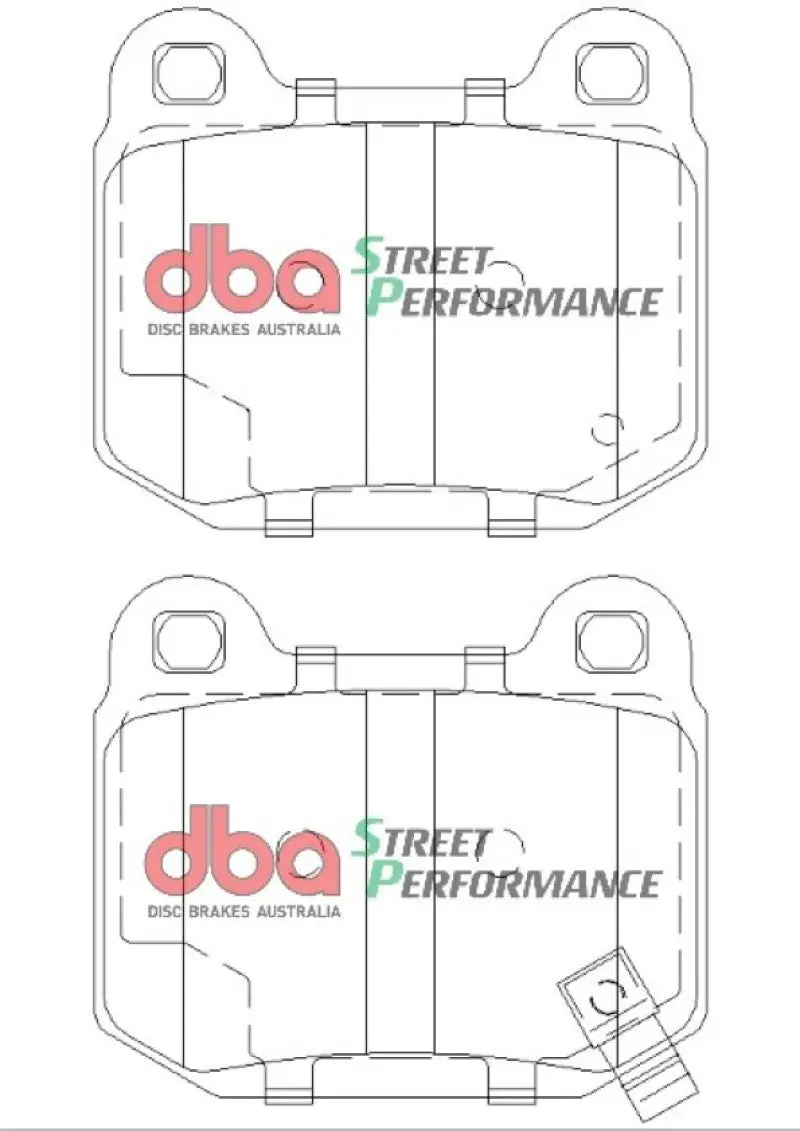 DBA DBADB1521SP 03-06 EVO / 04-09 STi / 03-07 350Z Track Edition/G35 W/ Brembo SP500 Rear Brake Pads №4